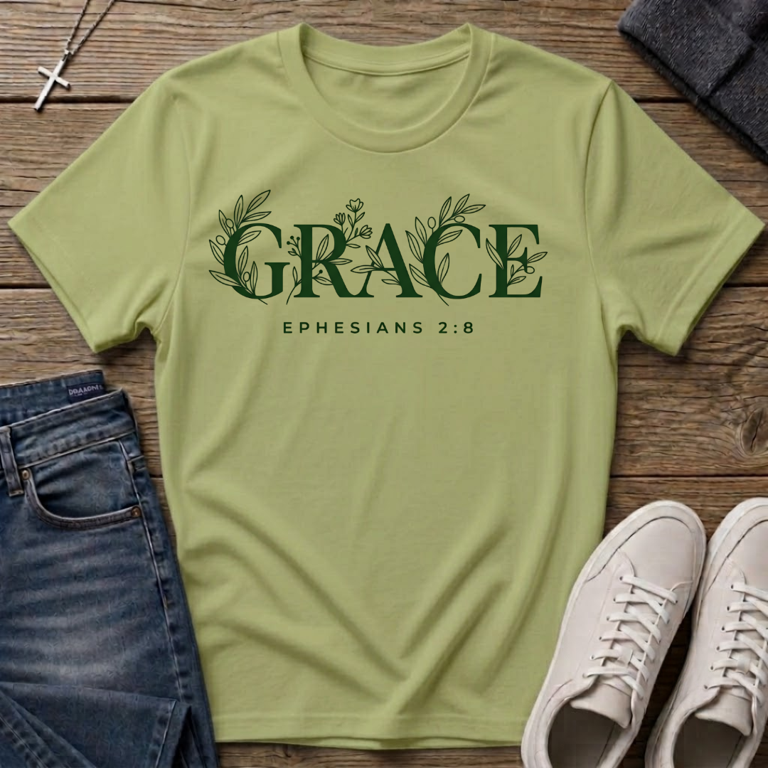 Grace Ephesians 2:8 Christian T-Shirt