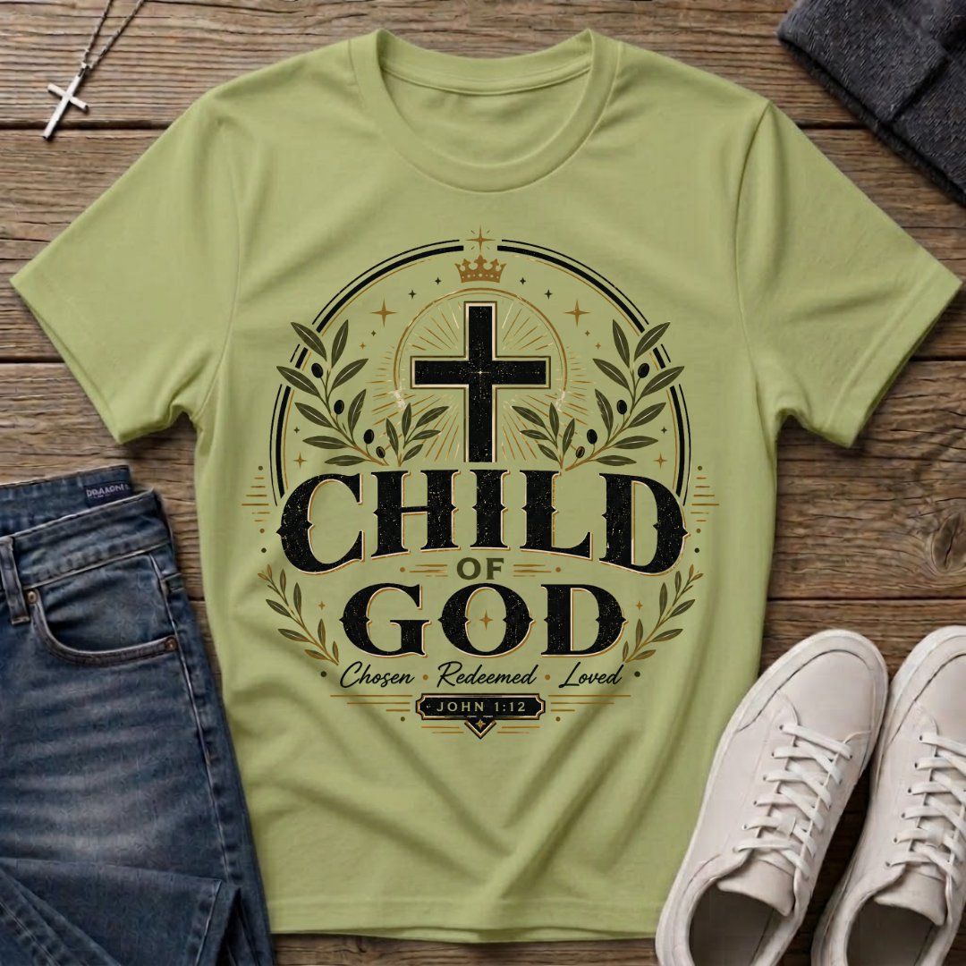Child of God John 1:12 Christian T-Shirt