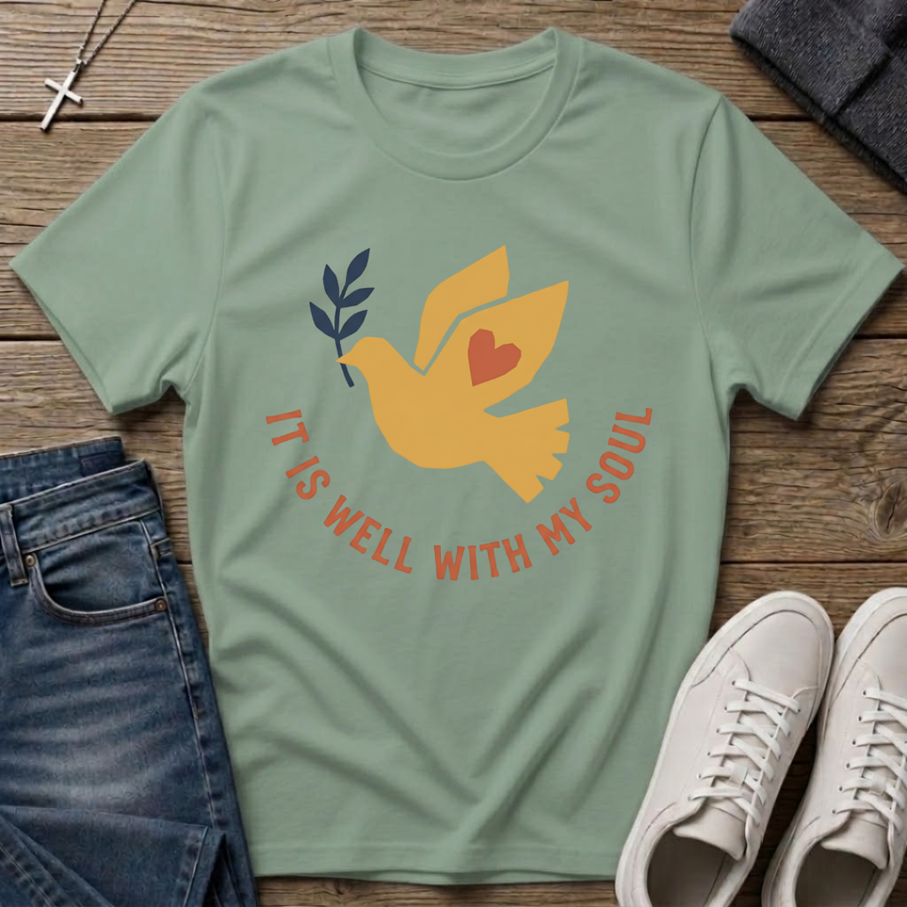 It Is Well with My Soul Christian T-Shirt