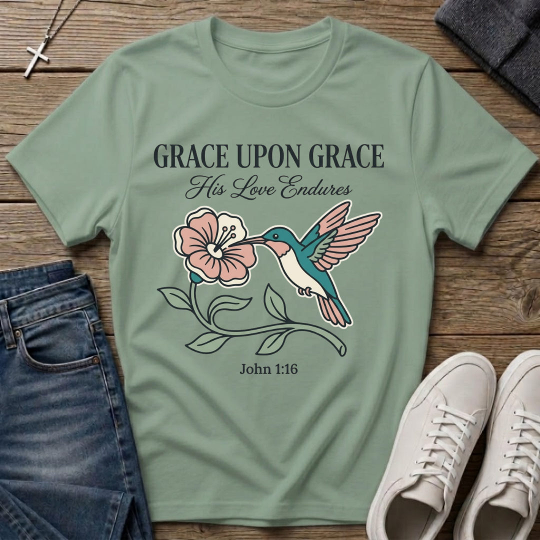 Grace Upon Grace John 1:16 T-Shirt