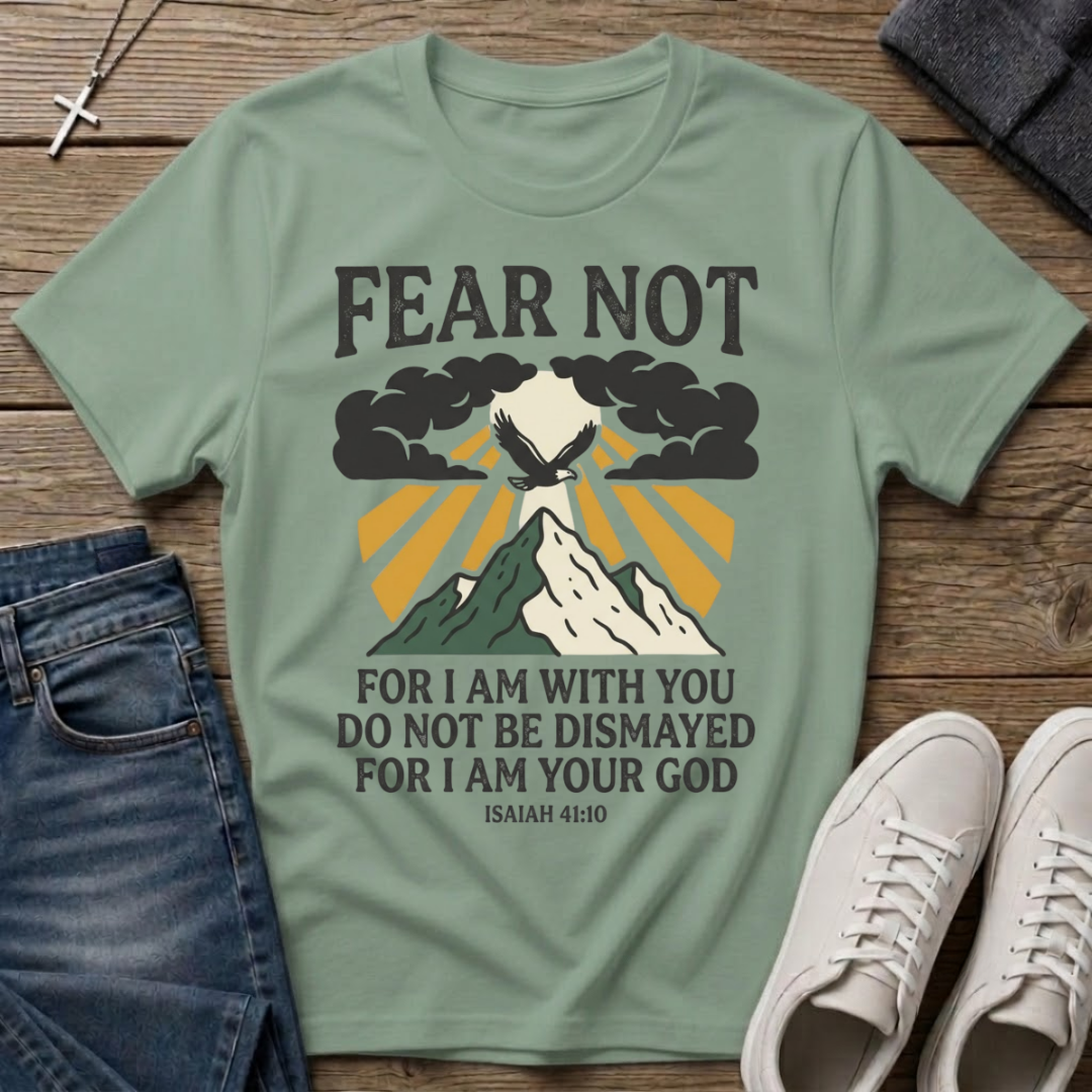 Fear Not Iasiah 41:10 T-Shirt