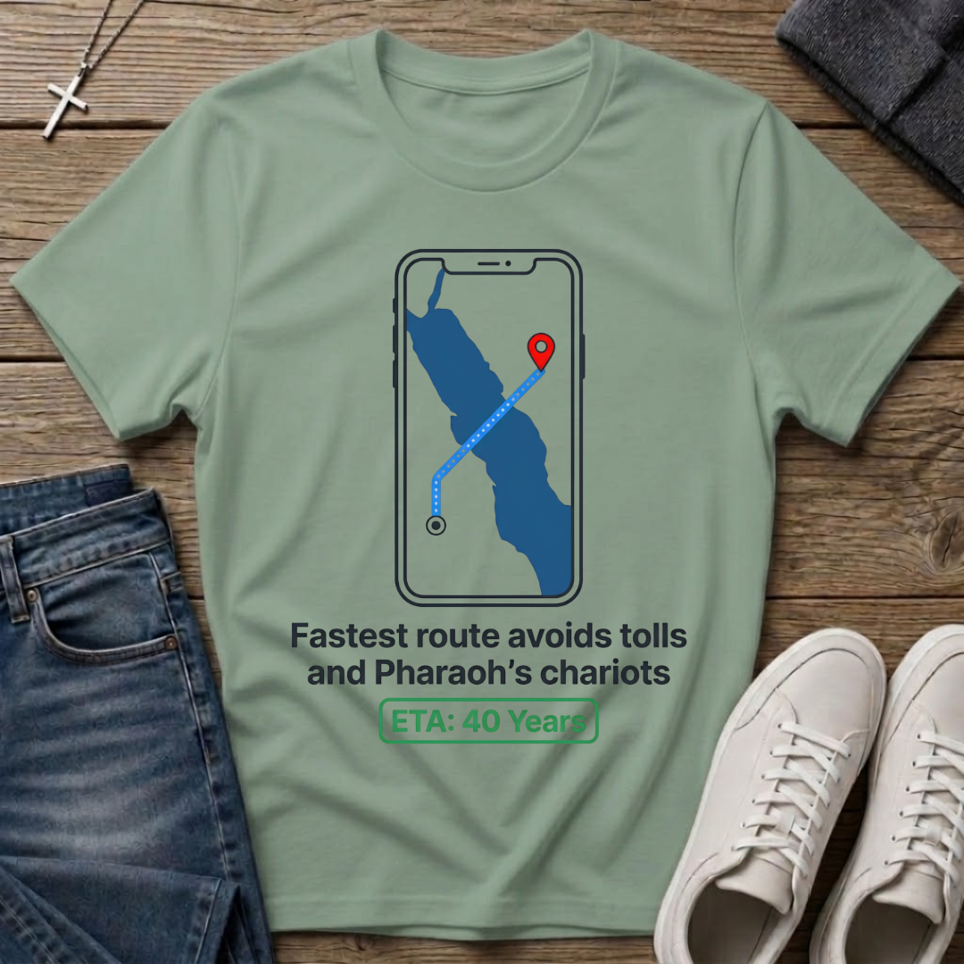 Fastest Route Avoids Tolls and Pharaoh's Chariots T-Shirt