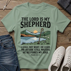 The Lord Is My Shepherd Psalm 23:1-3 T-Shirt