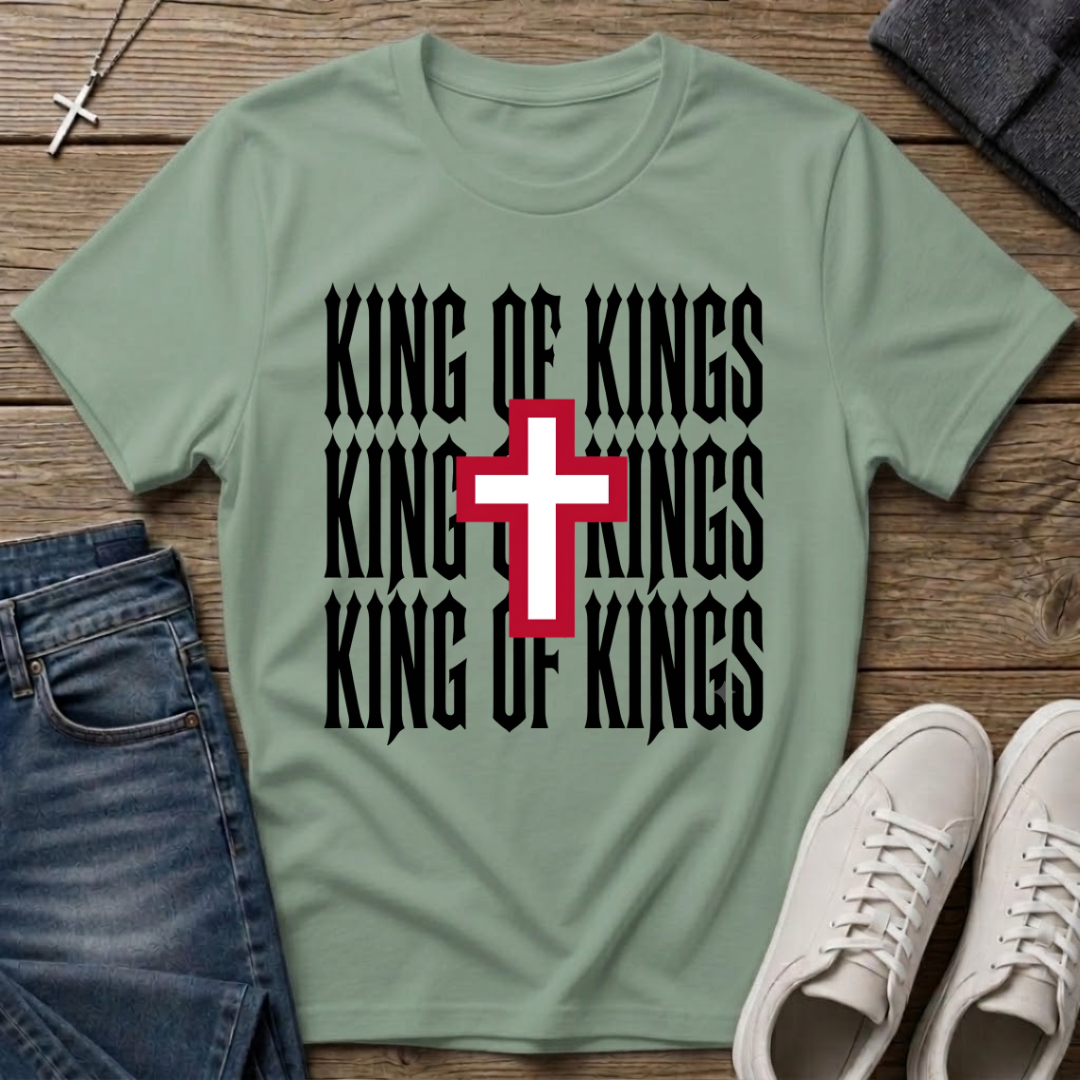 King of Kings Christian Cross T-Shirt