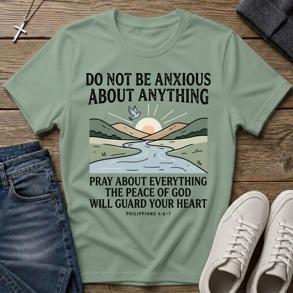 Do Not Be Anxious Philippians 4:6–7 T-Shirt