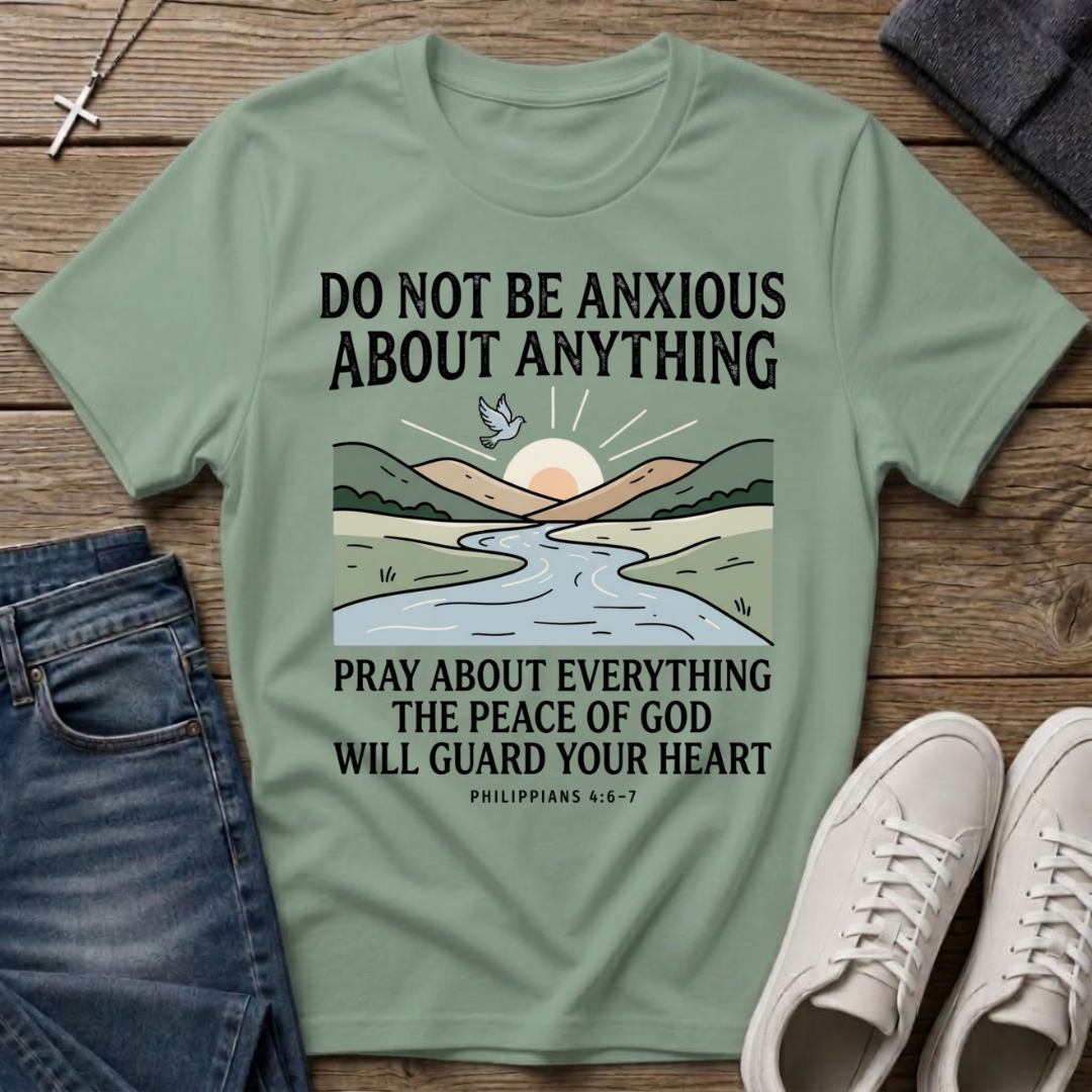 Do Not Be Anxious Philippians 4:6–7 T-Shirt