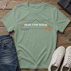 Run the Race Hebrews 12:1 Christian T-Shirt