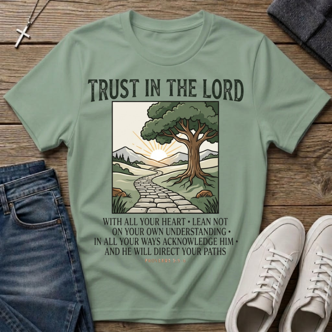Trust in the Lord Proverbs 3:5-6 T-Shirt