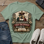 Grandparents Pray the Loudest Christian T-Shirt