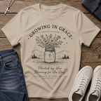 Growing in Grace Colossians 2:7 Christian T-Shirt