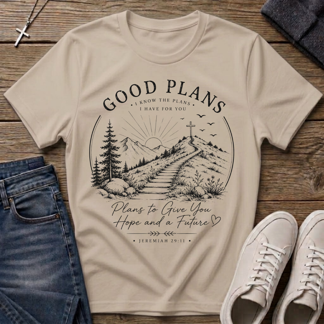 Good Plans Jeremiah 29:11 Christian T-Shirt