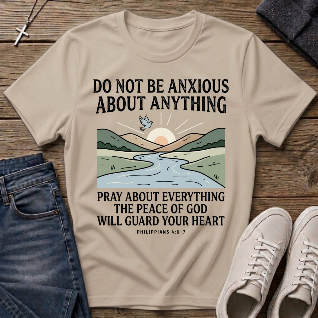 Do Not Be Anxious Philippians 4:6–7 T-Shirt