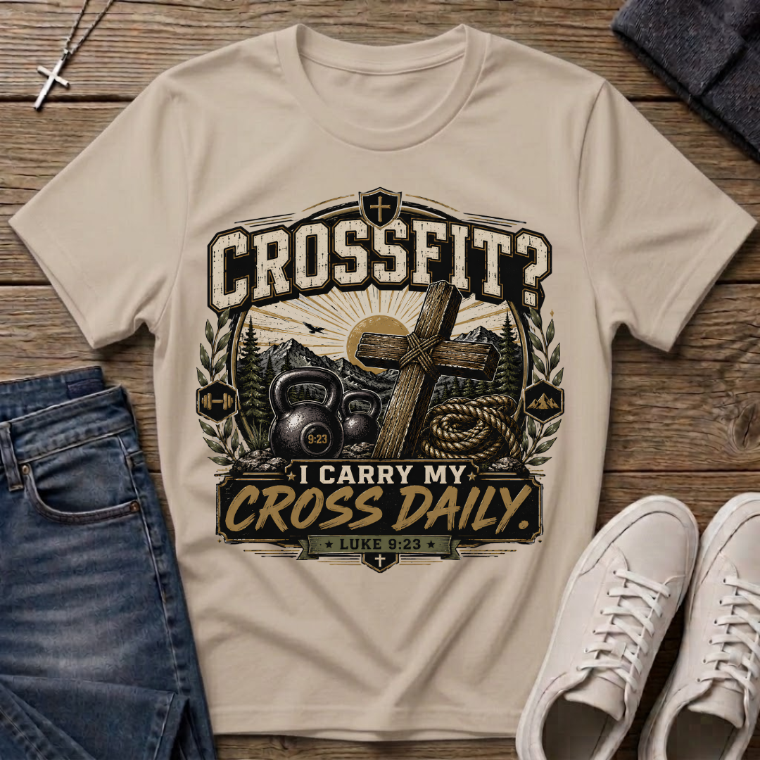 CrossFit? I Carry My Cross Daily T-Shirt