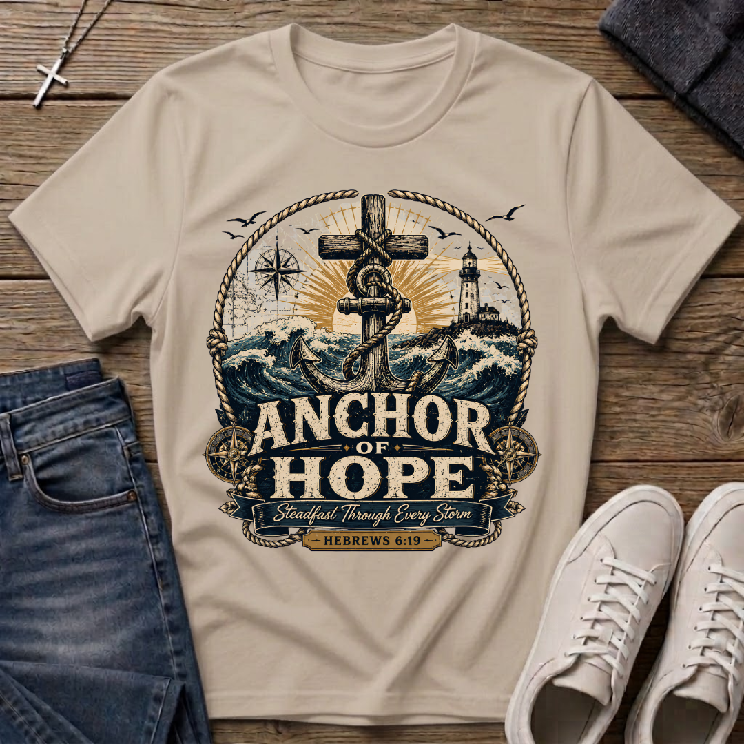 Anchor of Hope Hebrews 6:19 T-Shirt