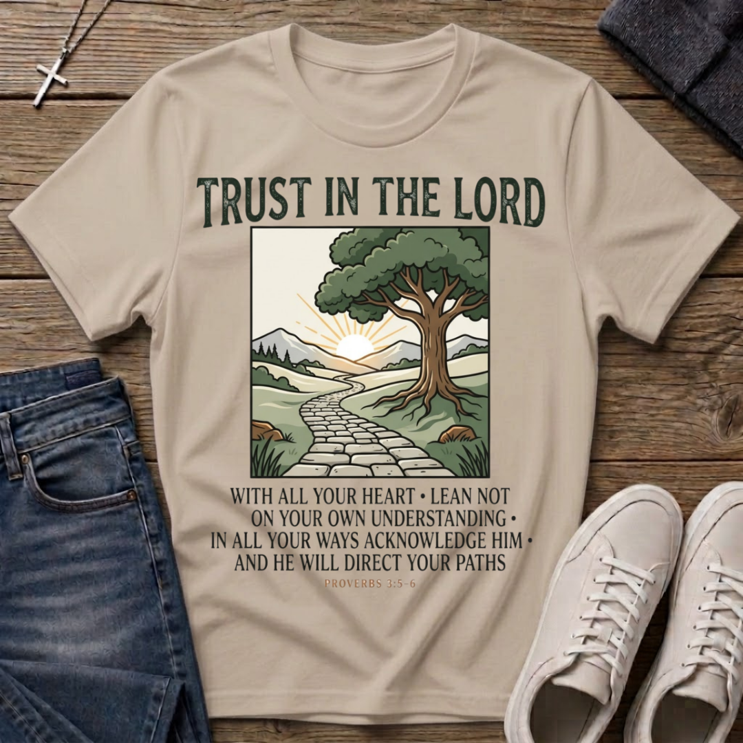 Trust in the Lord Proverbs 3:5-6 T-Shirt