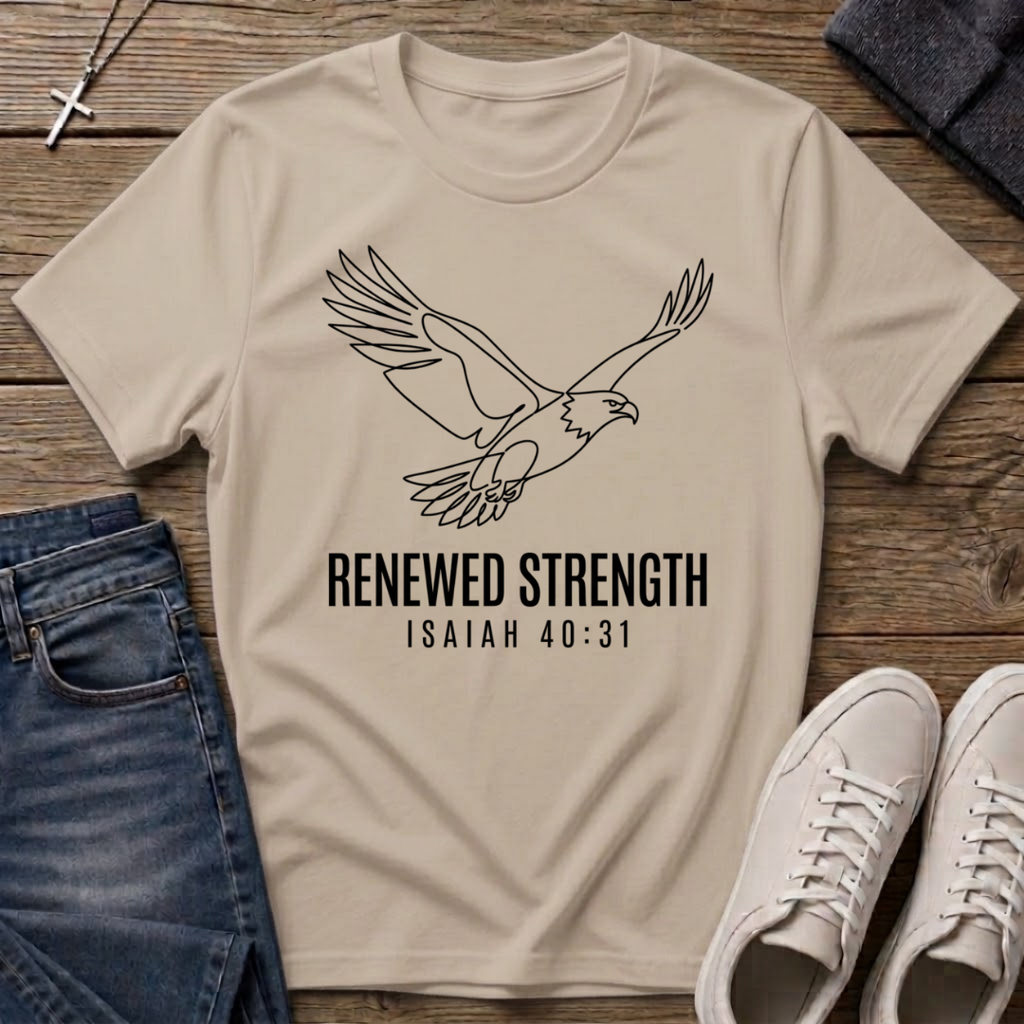 Eagle Renewed Strength Isaiah 40:31 T-Shirt