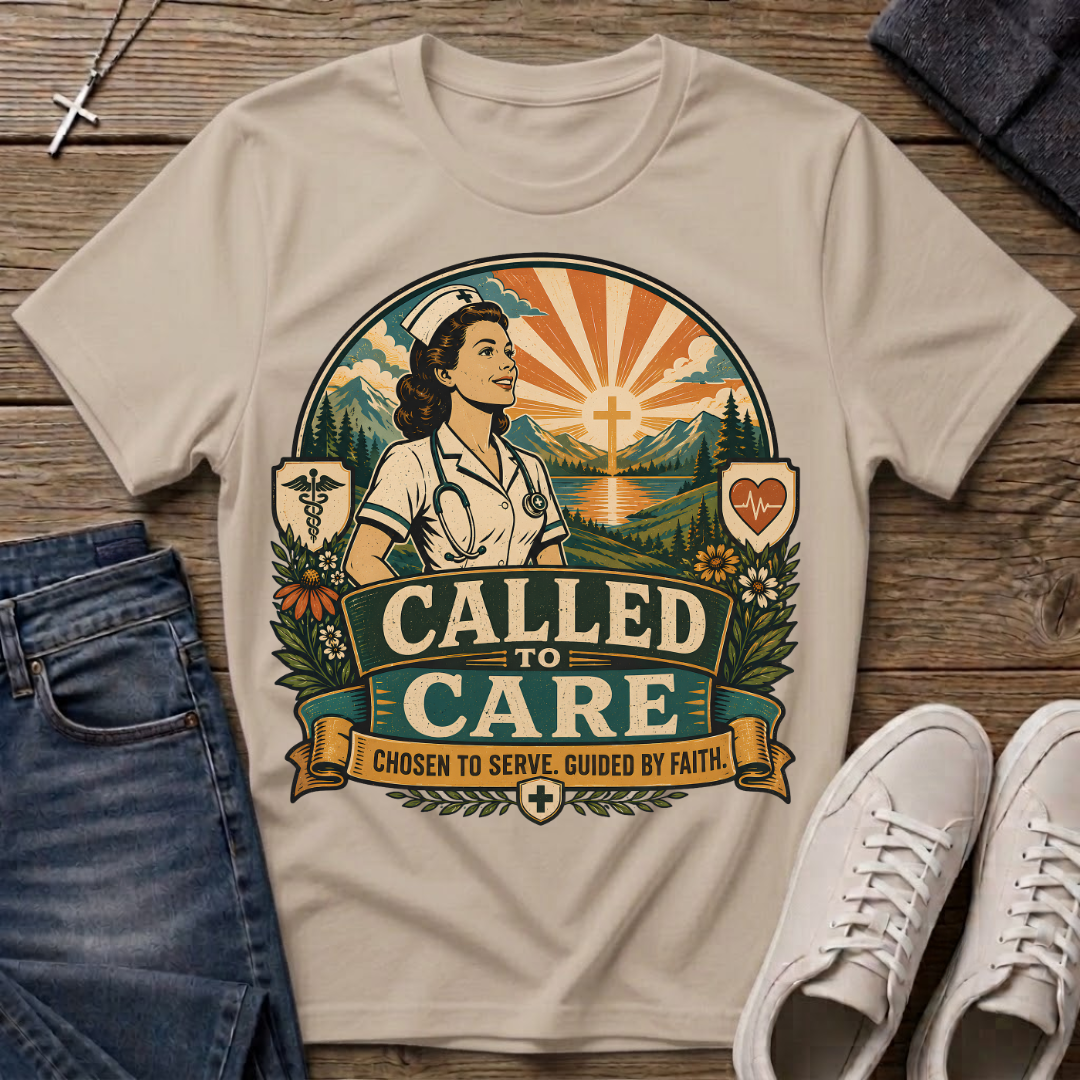 Called to Care Christian Nurse T-Shirt