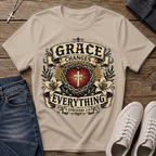 Grace Changes Everything Ephesians 2:8 Christian T-Shirt