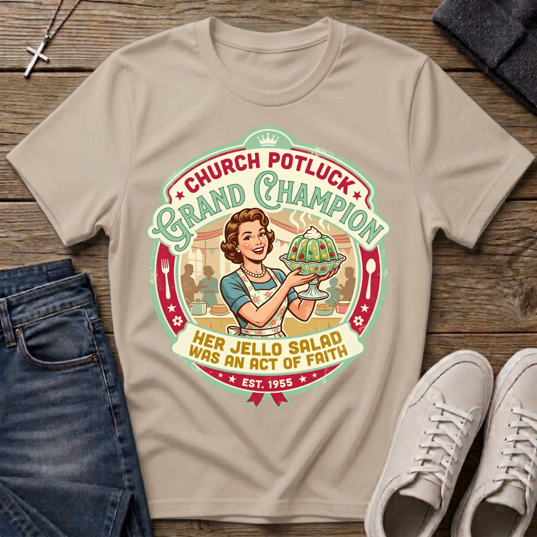 Church Potluck Grand Champion T-Shirt