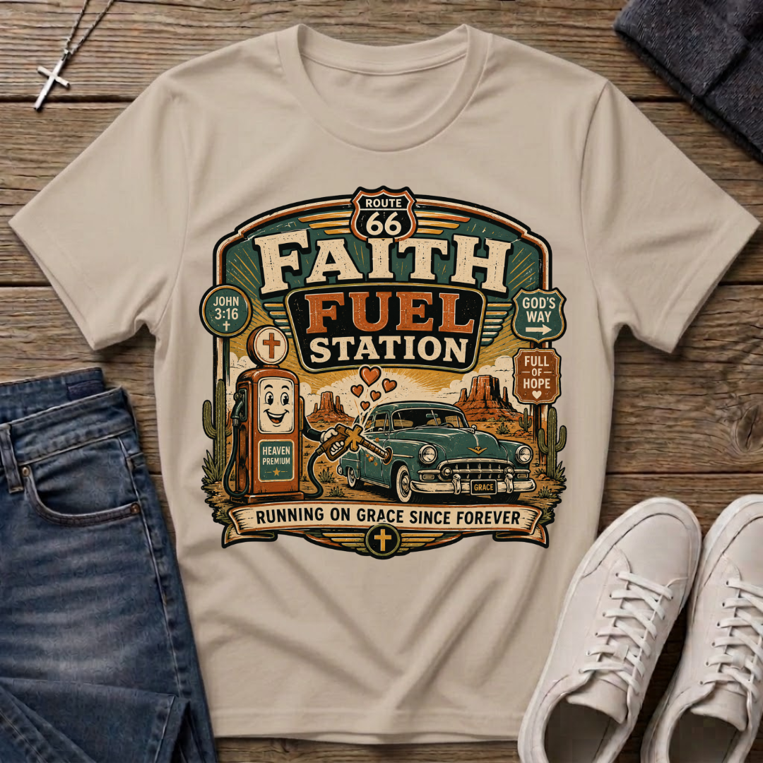 Faith Fuel Station T-Shirt