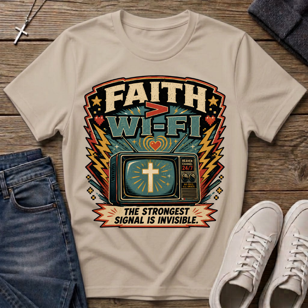 Faith > Wi‑Fi T-Shirt