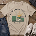 The Lord Is My Shepherd Psalm 23:1 T-Shirt