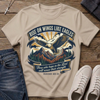Rise On Wings Like Eagles Isaiah 40:31 T-Shirt