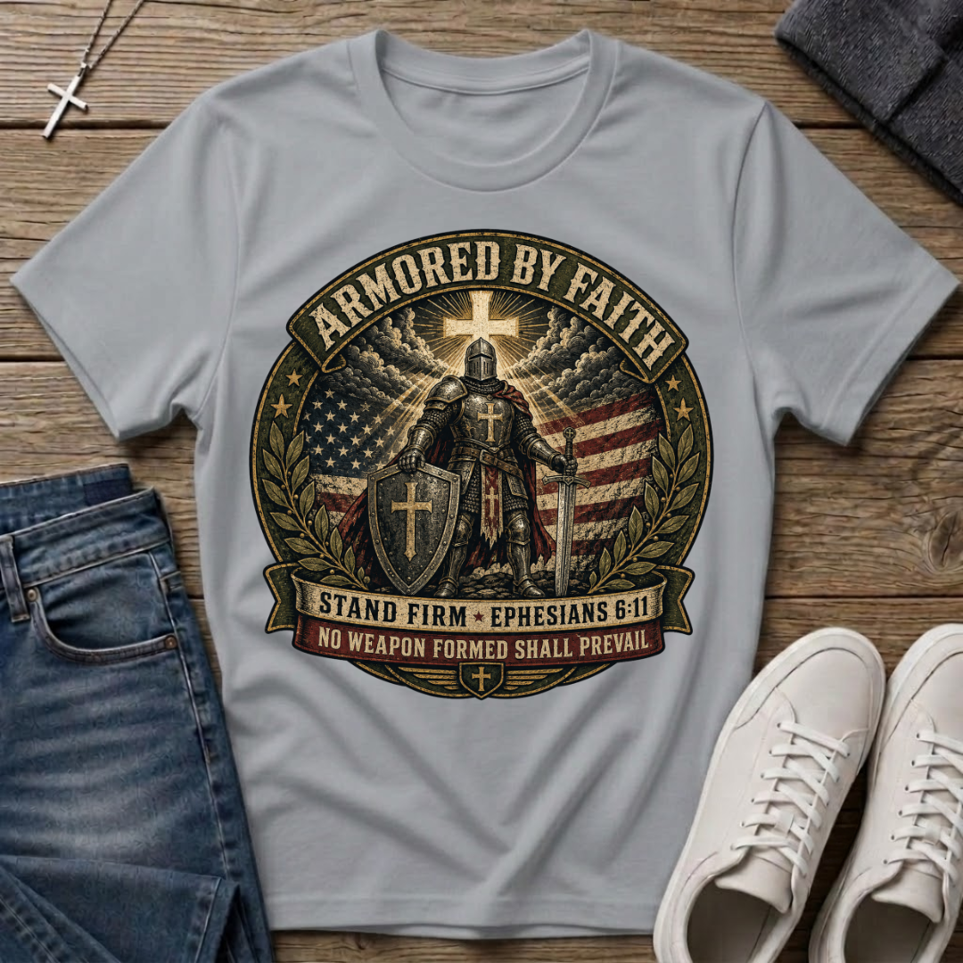 Armored by Faith T-Shirt
