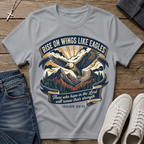 Rise On Wings Like Eagles Isaiah 40:31 T-Shirt