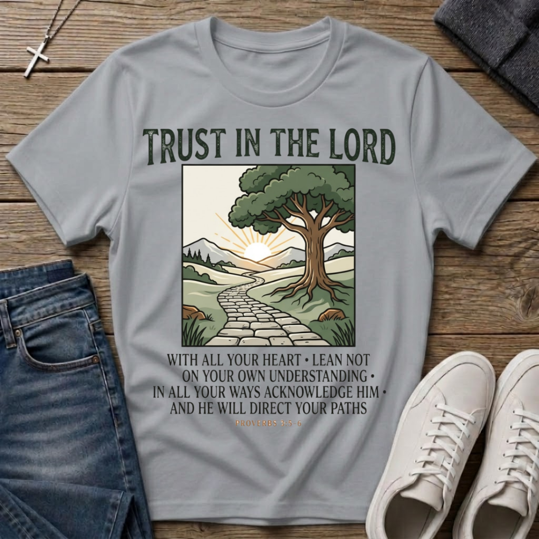 Trust in the Lord Proverbs 3:5-6 T-Shirt