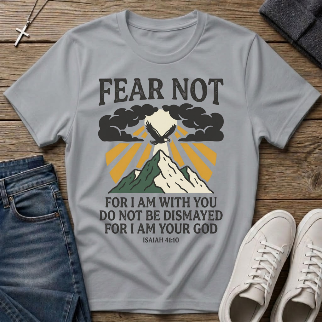 Fear Not Iasiah 41:10 T-Shirt