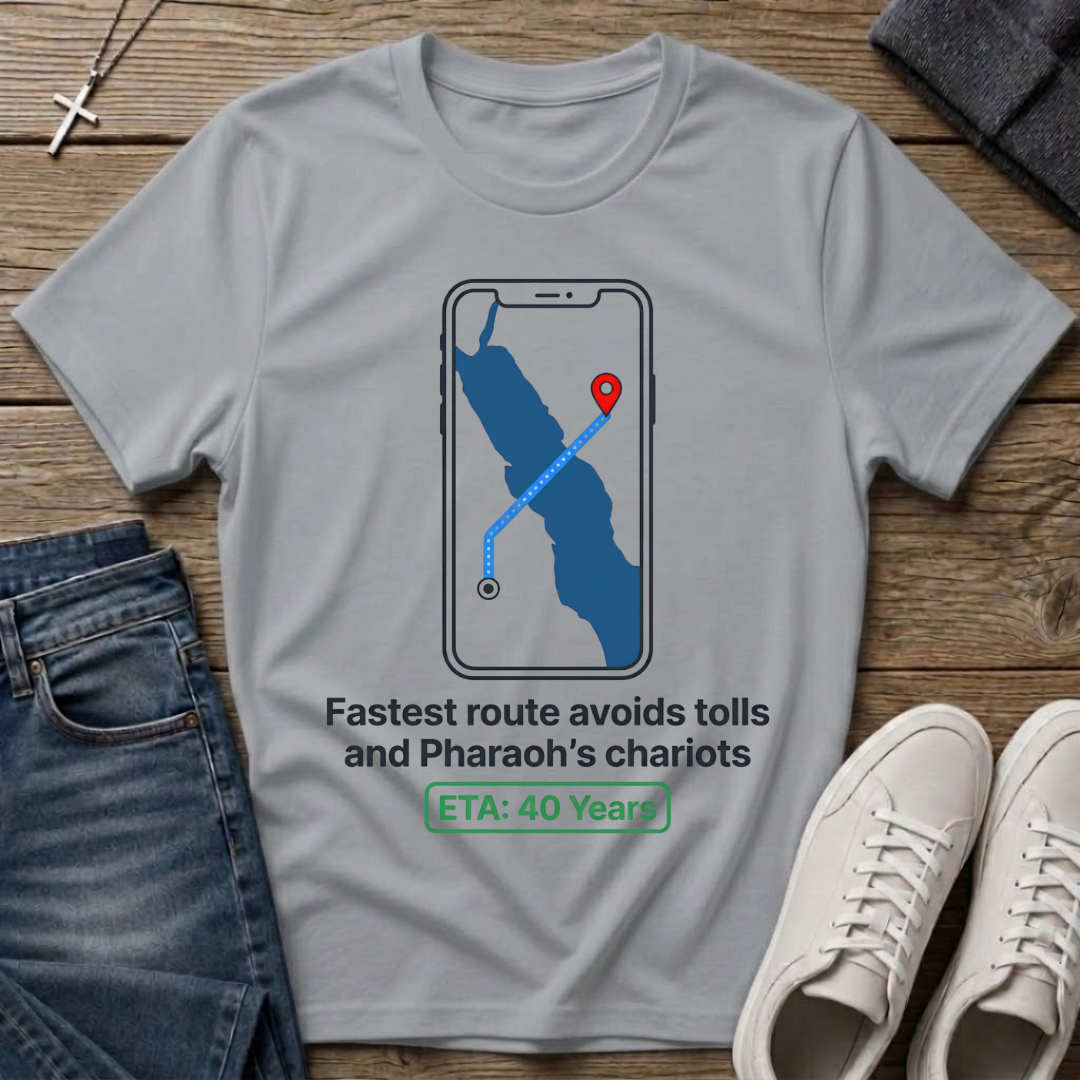 Fastest Route Avoids Tolls and Pharaoh's Chariots T-Shirt