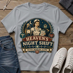 Heaven's Night Shift Christian Nurse T-Shirt