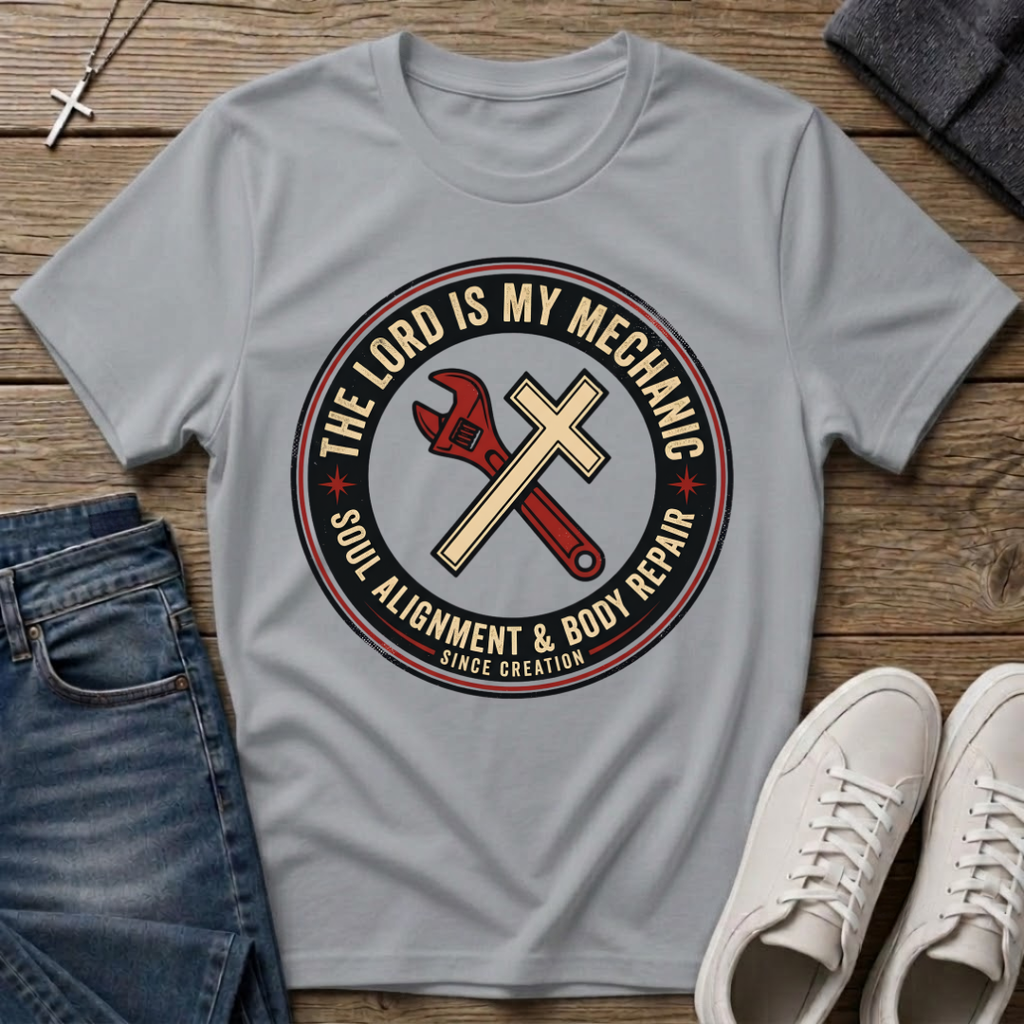 The Lord Is My Mechanic Christian T-Shirt