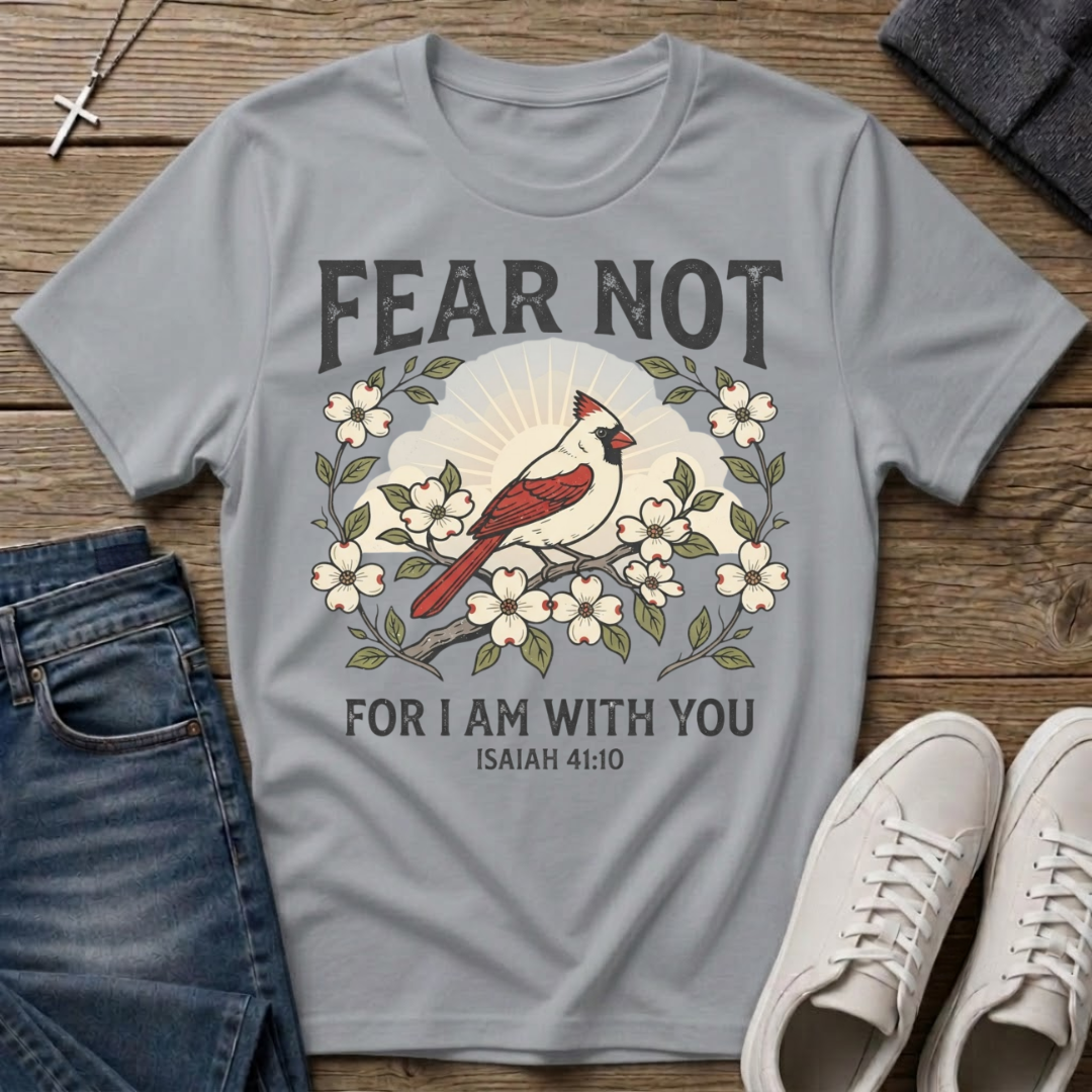 Fear Not For I Am With You Isaiah 41:10 T-Shirt