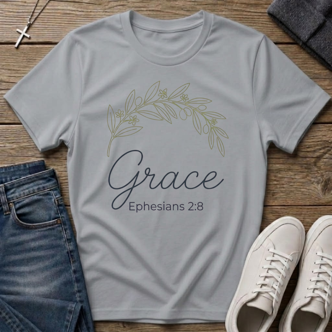 Grace Ephesians 2:8 Christian T-Shirt