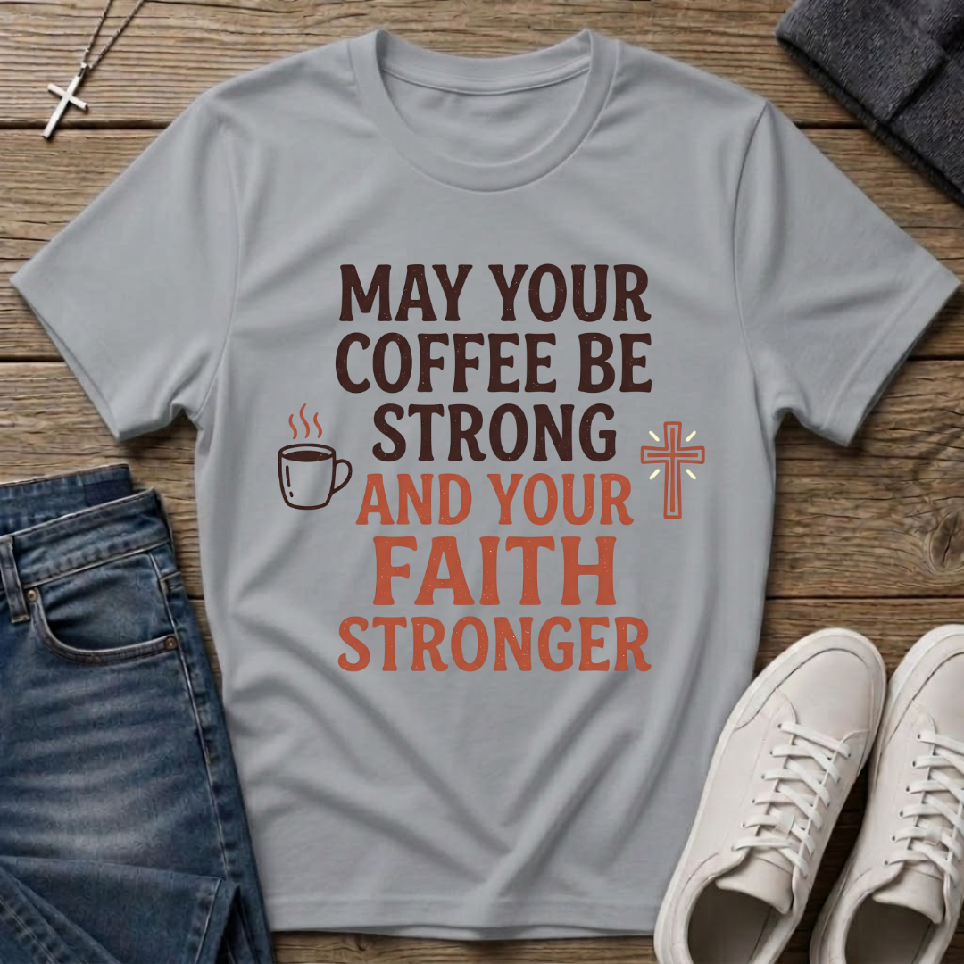 Coffee and Faith Christian T-Shirt