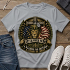 Faith Over Fear Christian Veteran T-Shirt