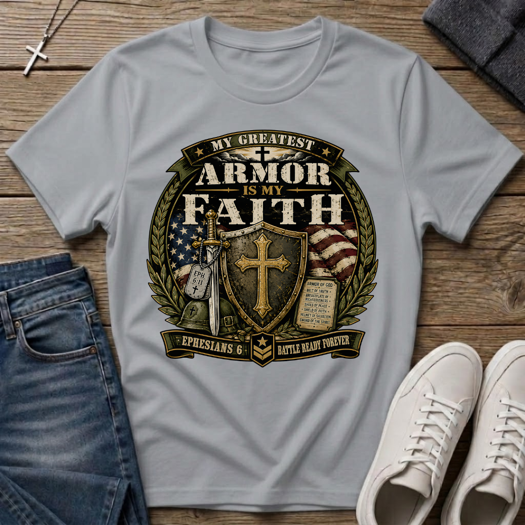 My Greatest Armor Is My Faith T-Shirt
