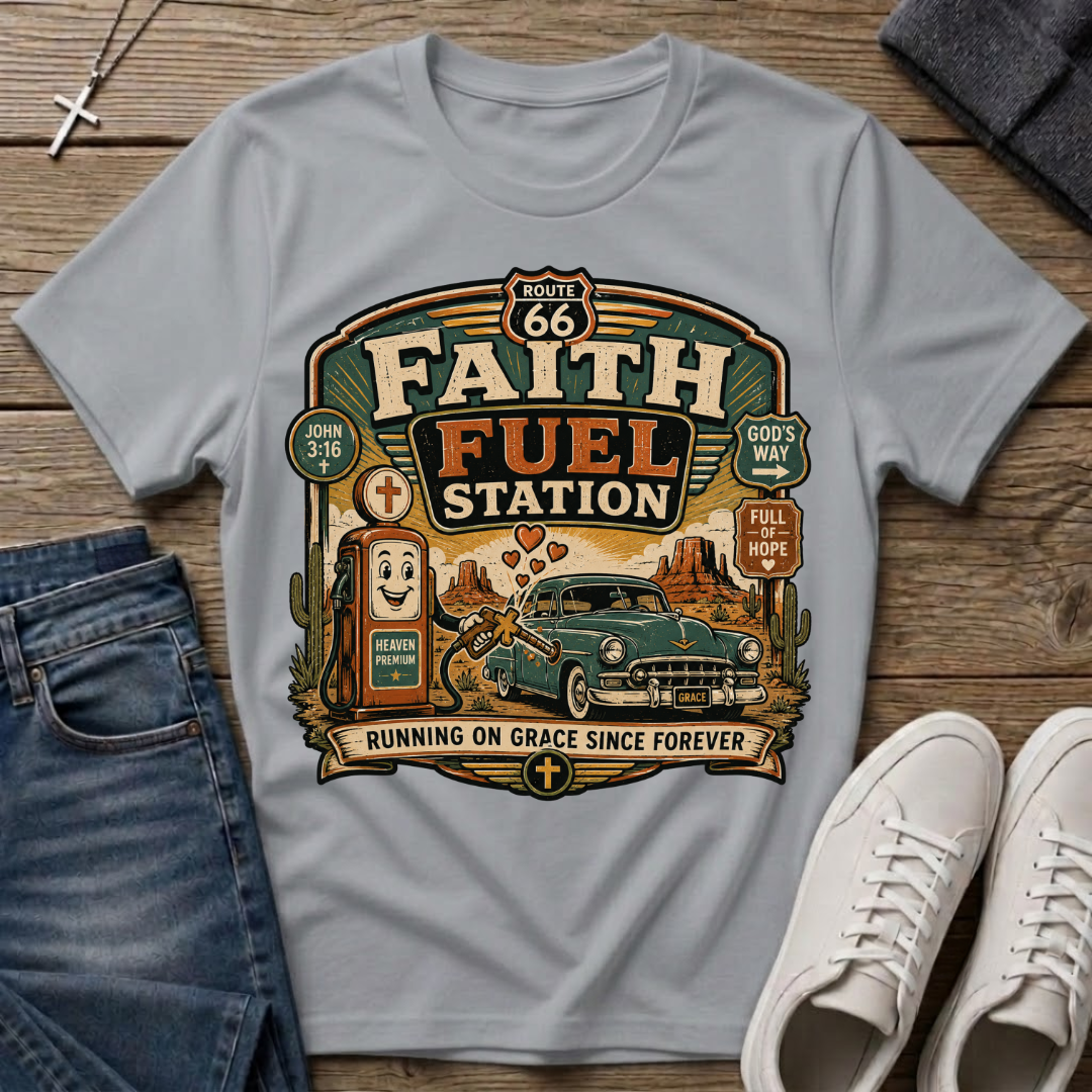 Faith Fuel Station T-Shirt
