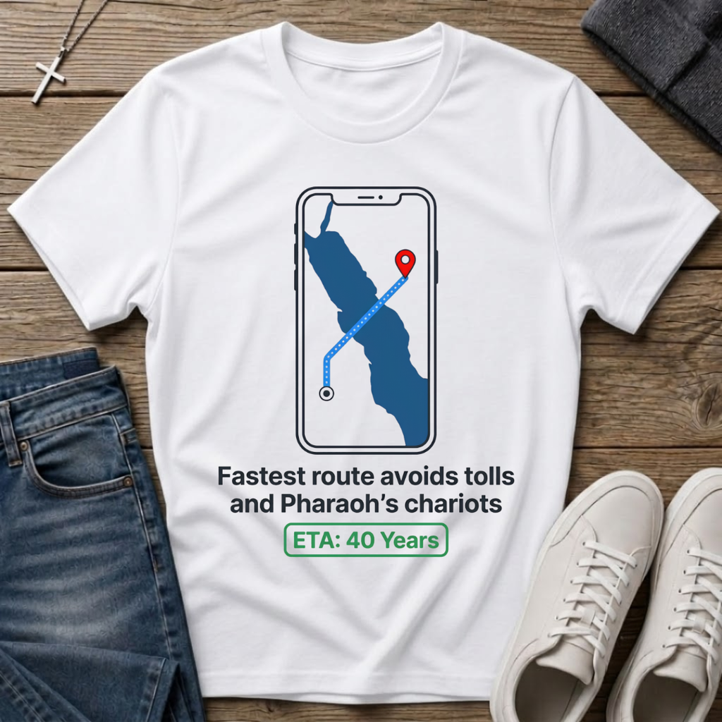 Fastest Route Avoids Tolls and Pharaoh's Chariots T-Shirt