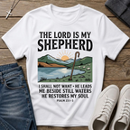 The Lord Is My Shepherd Psalm 23:1-3 T-Shirt
