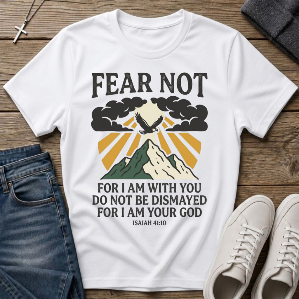 Fear Not Iasiah 41:10 T-Shirt