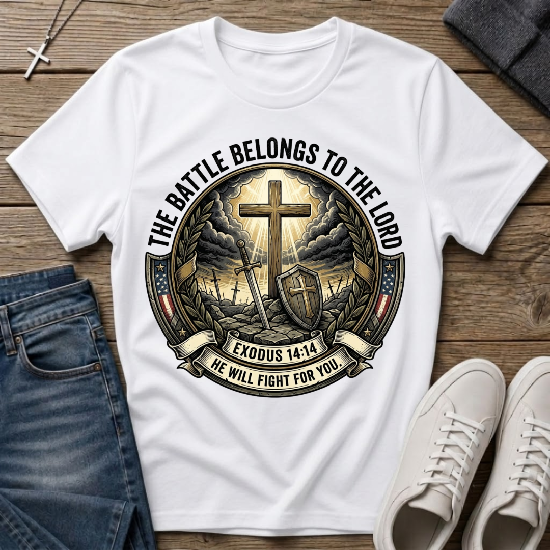 The Battle Belongs To The Lord T-Shirt