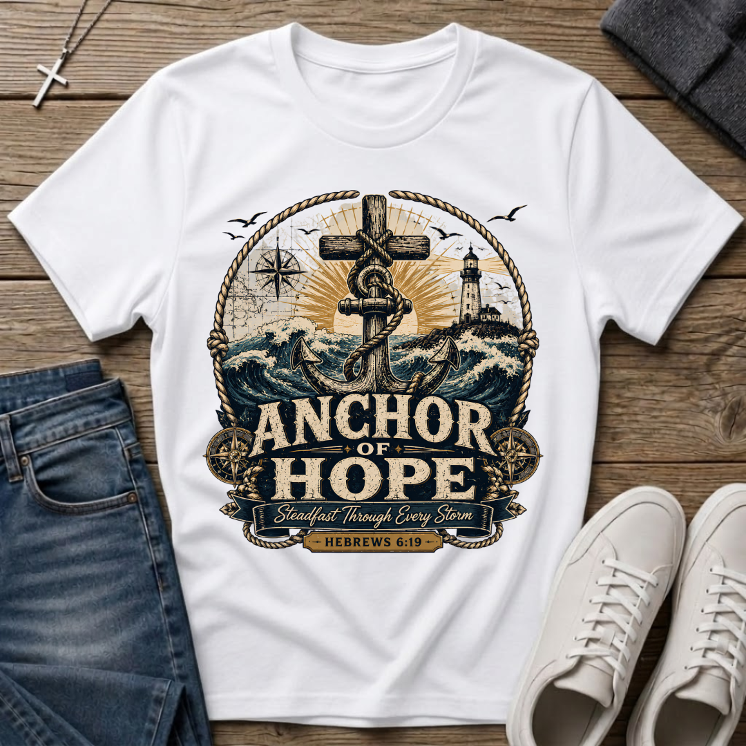 Anchor of Hope Hebrews 6:19 T-Shirt