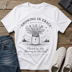 Growing in Grace Colossians 2:7 Christian T-Shirt