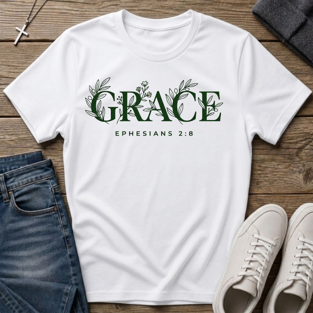 Grace Ephesians 2:8 Christian T-Shirt