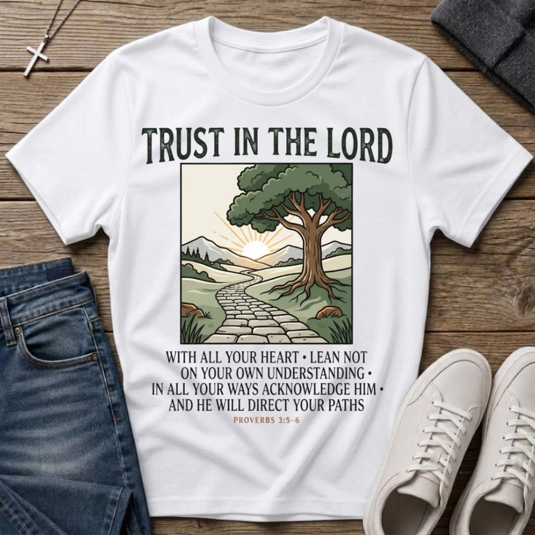 Trust in the Lord Proverbs 3:5-6 T-Shirt