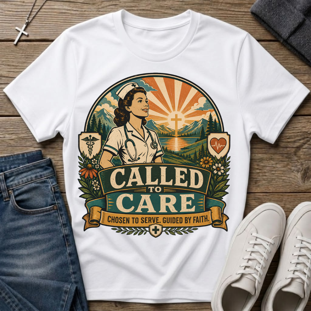 Called to Care Christian Nurse T-Shirt