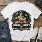 Heaven's Night Shift Christian Nurse T-Shirt